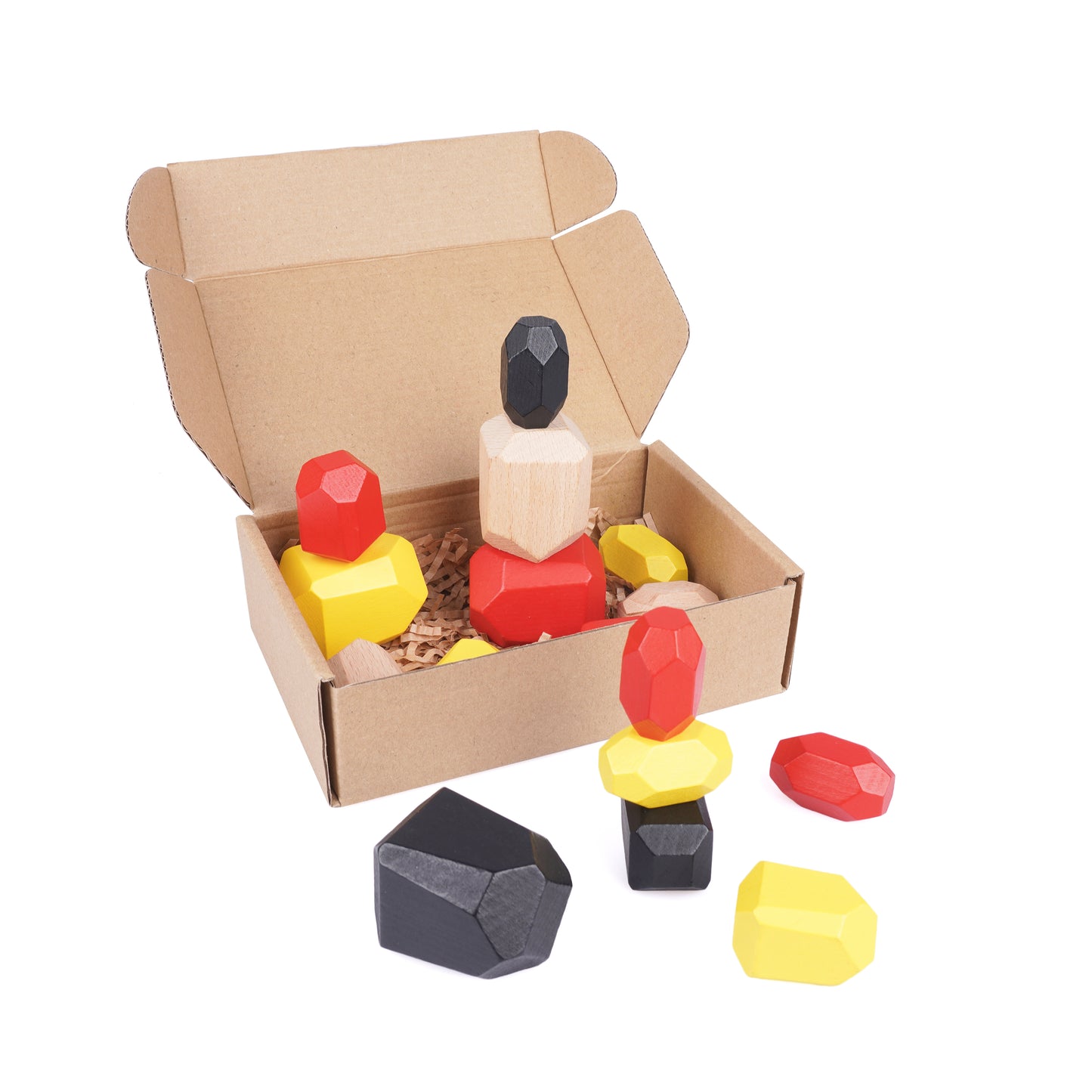 Wooden Stacking Blocks (16 piece)