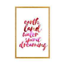 Load image into Gallery viewer, Earth Dreaming Red/Pink (Printable, digital download)
