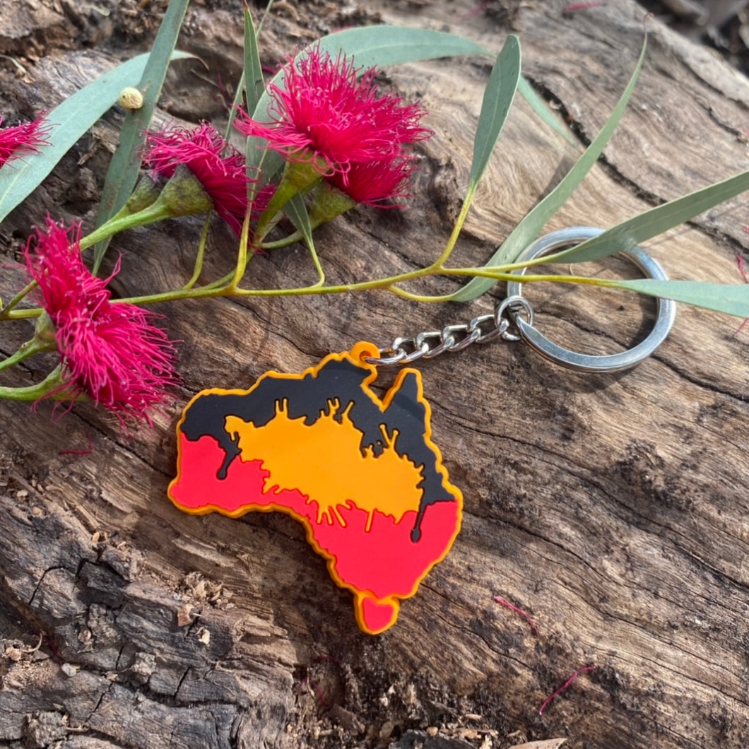 Aboriginal Australia Keyring