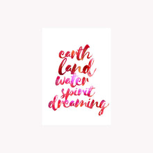 Load image into Gallery viewer, Earth Dreaming (red/pink)
